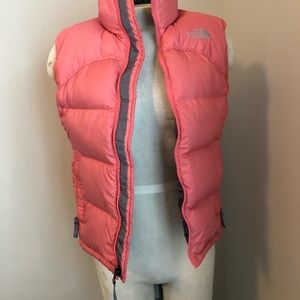 Girls North Face Puffer Vest